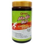 Bjain Omeo Alfa Alfa Malt Energy Booster-450gm With Elaichi Flavour - Fast UK Delivery
