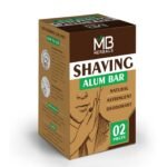 MB Herbals Shaving Alum 2 Bars Of 100 grams Each | Phitkari Alum Block Fitkari | Alum Stone After Shave, Bar - Fast UK Delivery