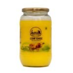 Swad Sadan Premium Cow Ghee Made in Uttarakhand 900ml Glass Jar | Vedic Bilona Method | Churned from Curd | Pure & Natural | Farm Made in Small Batches | Boost Your Energy Traditional Healthy Ghee. - Fast UK Delivery