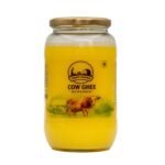 Swad Sadan Premium Cow Ghee Made in Uttarakhand 900ml Glass Jar | Vedic Bilona Method | Churned from Curd | Pure & Natural | Farm Made in Small Batches | Boost Your Energy Traditional Healthy Ghee. - Fast UK Delivery