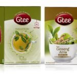 GTEE Green Tea Bags - Ginseng & Tulsi Tea Bags, 25 Tea bags (Pack of 2) - Fast UK Delivery