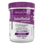 HealthyHey Nutrition Jointrelief Collagen Peptide Powder Type 1,2 & 3 (Hydrolysed) With Glucosamine,Chondroitin,Msm- Support Joint And Cartilage Health - 200 G (Orange),1 Count,22 Servings - Fast UK Delivery