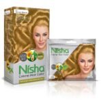 Nisha Cream Hair Color 150gm Jumbo + 40gm Sachet Golden Blonde (Combo Pack) - Fast UK Delivery
