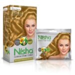 Nisha Cream Hair Color 150gm Jumbo + 40gm Sachet Golden Blonde (Combo Pack) - Fast UK Delivery
