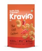Premium Thai Chilli Roasted Cashew Nuts 200g | Zero Cholesterol Natural Jumbo Size Whole Kaju Nuts & Dry Fruits | Rich in Protein, Roasted Crunchy Delicious Healthy Snacks - Fast UK Delivery