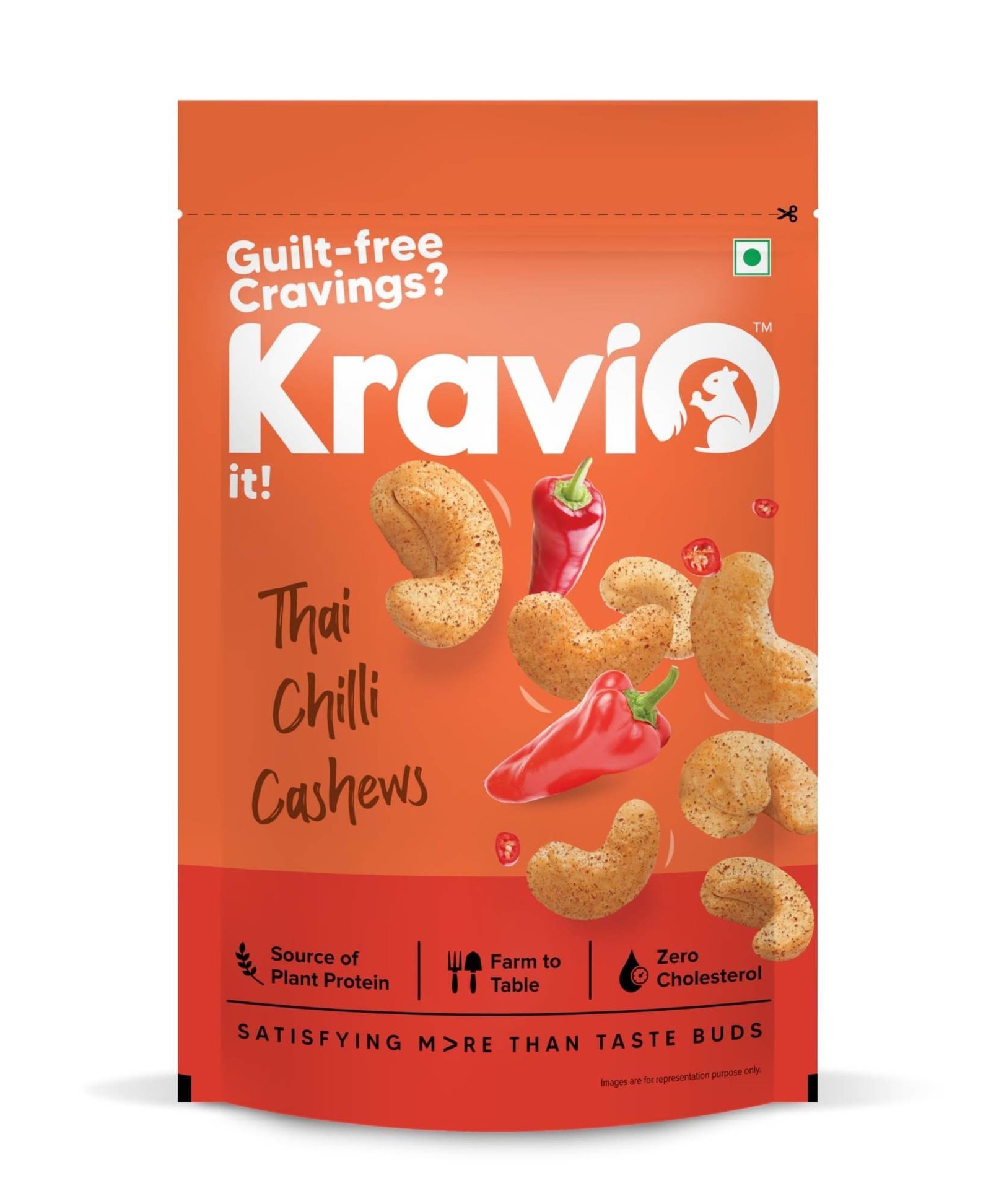 uk71R7kb4drL-1.jpg Premium Thai Chilli Roasted Cashew Nuts 200g | Zero Cholesterol Natural Jumbo Size Whole Kaju Nuts & Dry Fruits | Rich in Protein, Roasted Crunchy Delicious Healthy Snacks - Fast UK Delivery - Image 1
