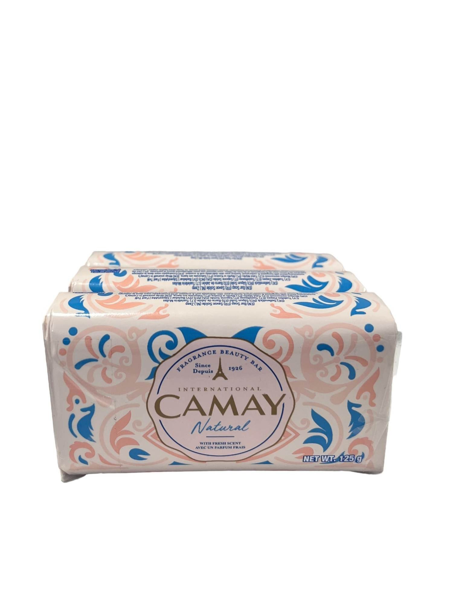 uk71RO0reFroL-1-1.jpg Camay International Naturel Soap Bar, 3x125g - Fast UK Delivery - Image 1