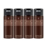 David Beckham Intimately Man Deodorant Spray 150ml (Pack of 4) - Fast UK Delivery