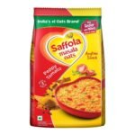 Saffola Masala Oats | 500g | Peppy Tomato | Tasty, Anytime Snack | Ready in 3 mins | Millets Goodness- with Bajra & Jowar | No maida , No added preservatives | Oats helps manage weight - Fast UK Delivery