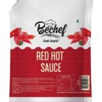 BECHEF Red Hot Sauce : Spicy Cooking and Dipping Sauce : 1 Kg Discount Pack - Fast UK Delivery