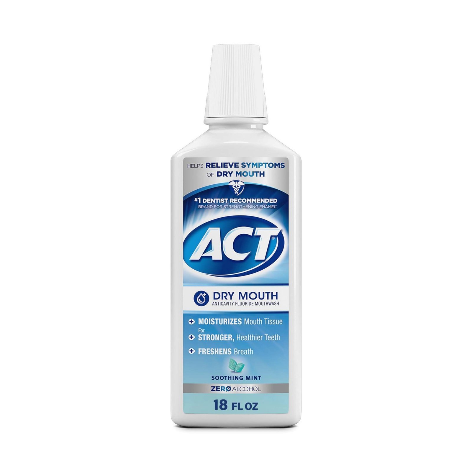 uk71SEG-6egVL-1.jpg ACT Total Care Dry Soothing Mouthwash, Mint, 18 Ounce - Fast UK Delivery - Image 1
