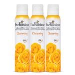 Enchanteur Charming Perfumed Deo Spray for Women with 24-Hours Odour Protection| Long-Lasting Floral French Fragrance| Refreshing & Gentle Deo Spray| 150ml (Pack of 3) - Fast UK Delivery