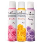 Enchanteur Perfumed Deo Spray for Women with 24-Hours Odour Protection & Long-Lasting Floral French Fragrance| Romantic, Charming, & Alluring Deodorant Body Spray Assorted Pack| 150ml Each - Fast UK Delivery