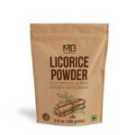 MB Herbals Licorice Root Powder 100 gram | Glycyrrhiza glabra | Mulethi | Yastimathu | Yashtimadhu