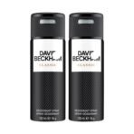 David Beckham Classic Deodorant Spray 150ml (Pack of 2) - Fast UK Delivery