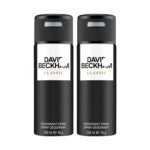 David Beckham Classic Deodorant Spray 150ml (Pack of 2) - Fast UK Delivery