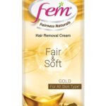 Fem Fairness Naturals Hair Removal Cream Fair And Soft, 40 Gm (Pack Of 4) - Fast UK Delivery