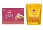 Bambino Combo Pack of Kaju Katli 200 Gms & Spicy Mixture 180 Gms - Fast UK Delivery