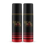 FOGG Men Realman Aerosol Deodorant, 400Ml (Pack Of 2) - Fresh Mood - Fast UK Delivery