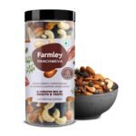 Farmley Panchmeva Dry Fruits Mix, 405g I Fit for Fasting | Healthy Snacks Mixed Nuts Cotain Almonds, Cashews, Dates, Black Raisin, Green Raisin - Fast UK Delivery