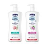 Chicco Mild Body Wash Set - Refresh & Relax (2 x 500ml Bottles) - Fast UK Delivery