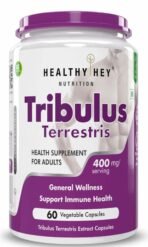 HealthyHey Nutrition Tribulus Terrestris - 60 Count 10% Saponins - Highest Purity On The Market - (Pack of 1-60 Caps) - Fast UK Delivery