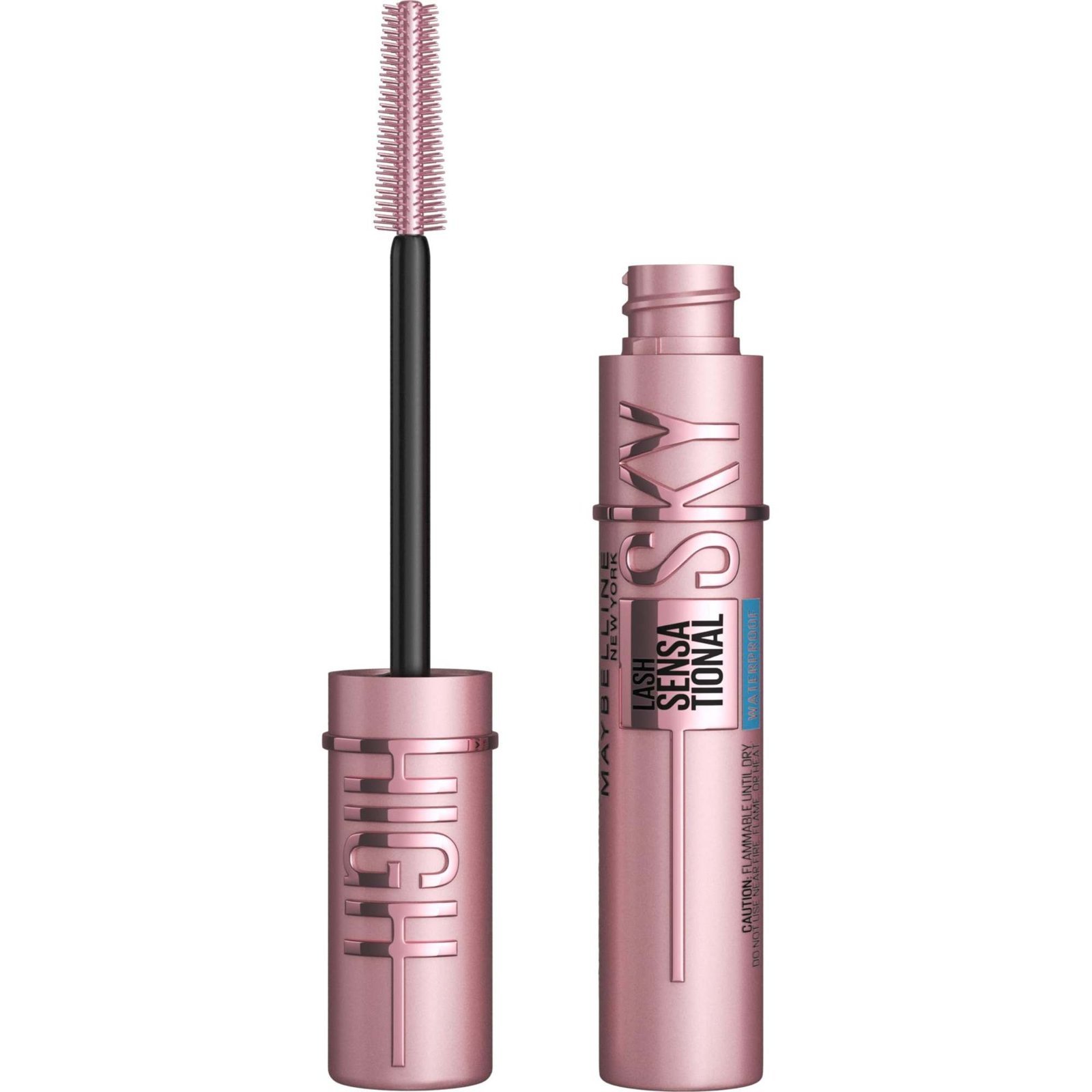 uk71WQw-edm9L-1.jpg Maybelline Sky High Waterproof Mascara Makeup, Volumizing Mascara, Buildable, Lengthening Mascara, Defining, Curling, Multiplying, Waterproof Brownish Black, 0.2 fl. oz. - Fast UK Delivery - Image 1