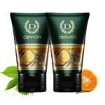 DENVER Oil Clear Face Wash - 100GM Each (Pack of 2)| Goodness of Vitamin C & Green Tea | Oil Cleansing Face Gel for Men | Suitable for Oily Skin | All Skin Type - Fast UK Delivery