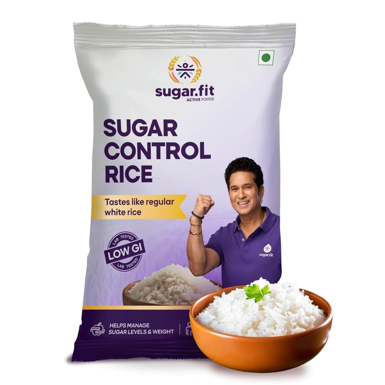 uk71WjcyWfXL-1.jpg Sugar.Fit Active Sugar Control Rice -1kg, Telangana Sona Masoori Rice,Full Grain Raw Rice,Lab Tested Low GI for Diabetic,100% Natural,Supports Healthy Blood Sugar Levels,Pack of 1 - Fast UK Delivery - Image 1