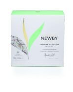 Newby Jasmine Blossom Green Tea, 50 Biodegradable Herbal Tea Bags A Smooth and Delicate Tea with Sweet Jasmine Aroma - Fast UK Delivery