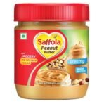 Saffola Peanut Butter with Jaggery, Creamy 350 gm | High Protein Peanut Butter | No Refined Sugar - Fast UK Delivery