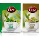 GTEE Green Tea Bags - Mint & Green Tea Bags - Ginseng, 25 Tea bags (Pack of 2) - Fast UK Delivery