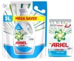 Ariel Top Load Matic Liquid Detergent 3Ltr & Ariel Matic Top Load Detergent Washing Powder - 1 kg COMBO - Fast UK Delivery