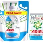 Ariel Top Load Matic Liquid Detergent 3Ltr & Ariel Matic Top Load Detergent Washing Powder - 1 kg COMBO - Fast UK Delivery