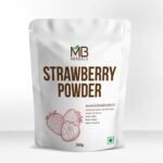 MB Herbals Strawberry Fruit Powder 250g | No added Sugar and Preservatives - Fast UK Delivery