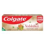 Colgate Vedshakti Toothpaste, Anti-Bacterial Tooth Paste for Whole Mouth Health and Fresh Breath, With Neem, Clove, and Honey, 400g, 200g X 2 (Combo Pack Offer) - Fast UK Delivery