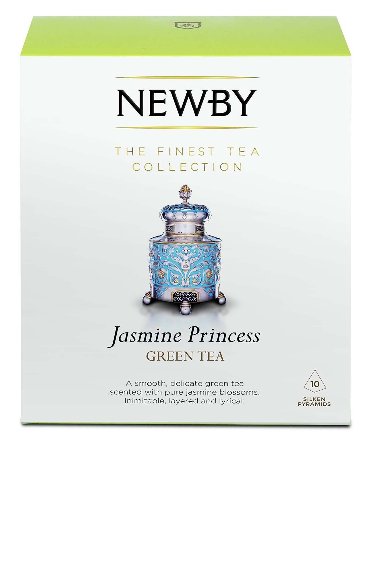 uk71Yzm-7SgoL-1.jpg Newby Jasmine Princess Silken Pyramids, 25g, Pack of 10 - Fast UK Delivery - Image 1