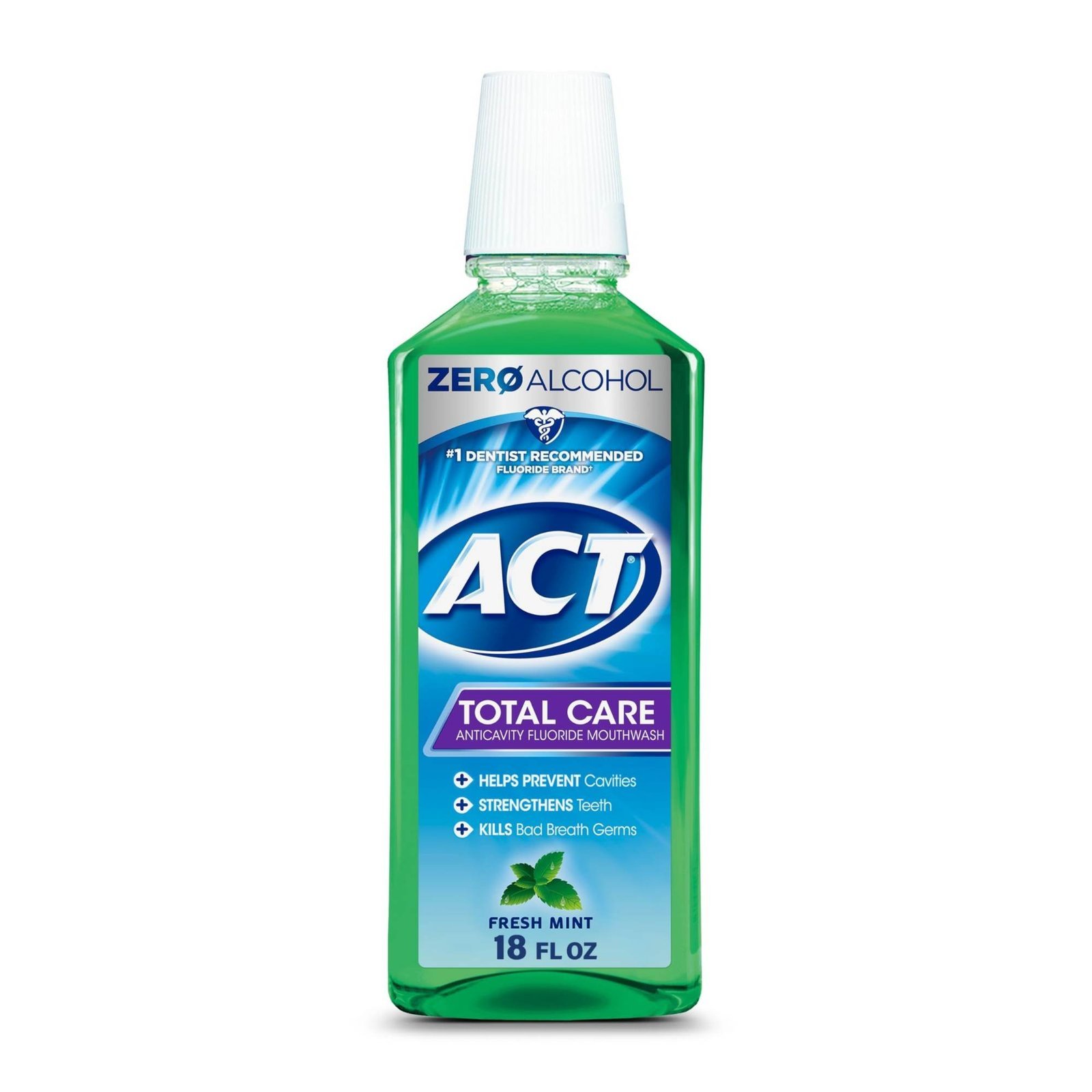 uk71Z2YskHwiL-1.jpg Act Anticavity Fluoride Mouth Rinse Alcohol Free, Fresh Mint 18 oz by Act - Fast UK Delivery - Image 1