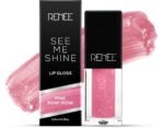 Renee See Me Shine Lip Gloss - Pink Pow Wow 2.5ml | Glossy Non Sticky & Non Drying Formula | Long Lasting Moisturizing Effect | Compact and Easy to Carry - Fast UK Delivery