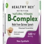 HealthyHey Nutrition Natural Vitamin B-Complex - from Quinoa Sprout - 90 Vegetable Capsules - Fast UK Delivery