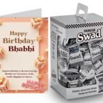 Swad Happy Birthday Bhabhi Gift with Card (Swad Digestive Candy 125 Gift Box & 1 Greeting card) - Fast UK Delivery