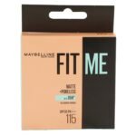 Maybelline New York Fit Me 12Hr Matte+Poreless Spf28 Pa+++ Oil Control Compact Powder For Normal Skin Types 115 Ivory, Natural, 8Gm - Fast UK Delivery
