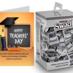 Swad Gift for Happy Teachers Day with Card (Swad Digestive Candy 125 Gift Box & 1 Greeting card) - Fast UK Delivery