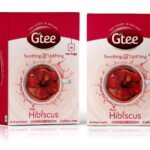 GTEE Hibiscus Tea Bags, 25 Tea Bags (Pack of 2) - Fast UK Delivery