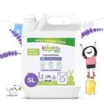 Koparo Natural Laundry Liquid Detergent | 5 Litres | Lavender Fragrance | Top Load, Front Load Washing Machine & Hand Wash Friendly | Organic & Eco-Friendly | Tough on Stains, Safe for Kids - Fast UK Delivery