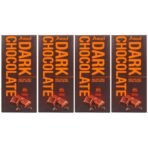 Amul 55% Cocoa Dark Chocolate Bar, 150 grams - Pack of 4 - Fast UK Delivery