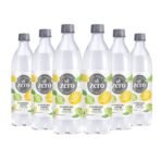 Paper Boat Lemon Lime Sparkling Water, Pack of 6, 600ml Each | Carbonated Water | Zero Sugar, Zero Calories I Sugar Free - Fast UK Delivery