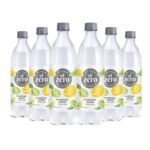 Paper Boat Lemon Lime Sparkling Water, Pack of 6, 600ml Each | Carbonated Water | Zero Sugar, Zero Calories I Sugar Free - Fast UK Delivery