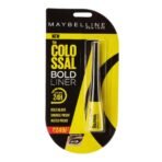 Maybelline New York Colossal Bold Eyeliner, Black, Glossy Finish, 15g - Fast UK Delivery