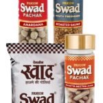 Swad Candy Pack, Aam Papad, Anardana Pachak, Roasted Saunf Mukhwas, 25 Toffee (4 units) 480 grams - Fast UK Delivery